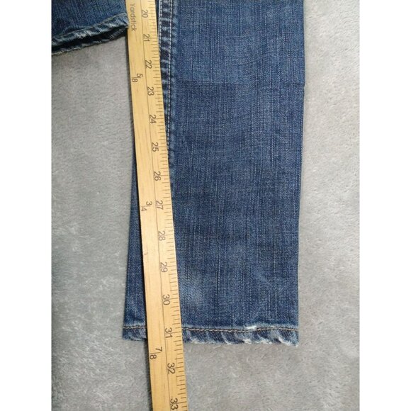 Silver 1921 Jeans Womens 25/32 Blue Denim Japanese Ringspun Skinny Leg Low Rise - Picture 5 of 10